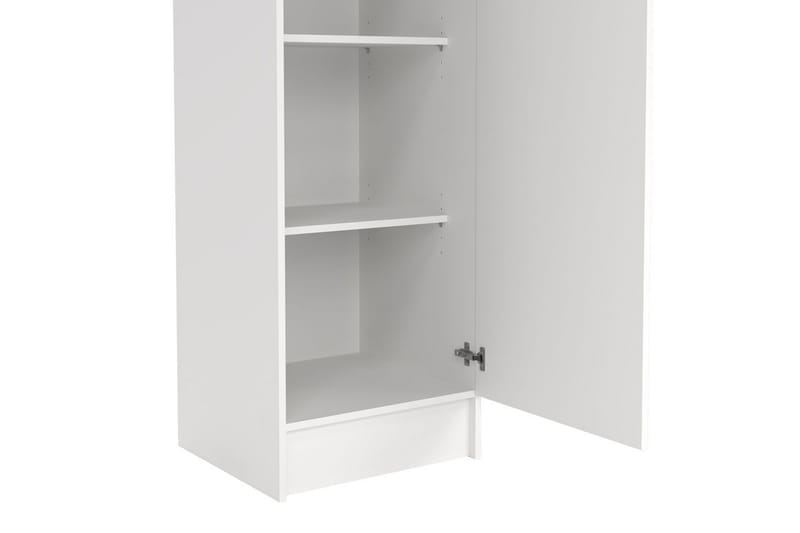 Talim Garderobskab 49x200 cm - Hvid - Opbevaring - Tøjopbevaring - Garderobeskabe - Garderobeskab & klædeskab