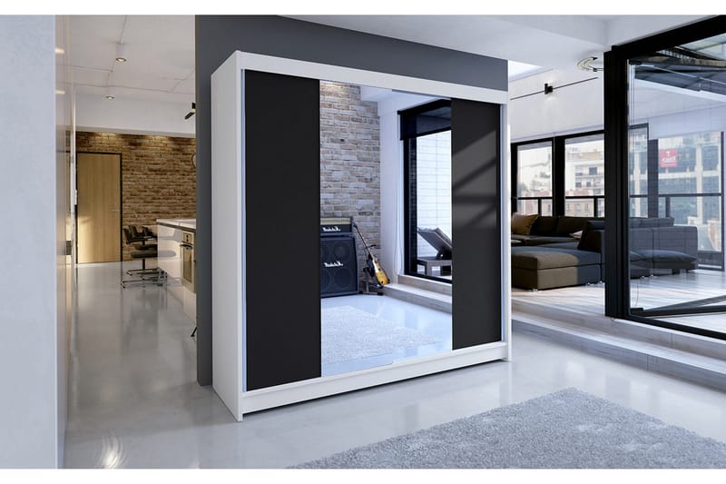 Talin garderobe 180x58x215 cm - Opbevaring - Tøjopbevaring - Garderobeskabe