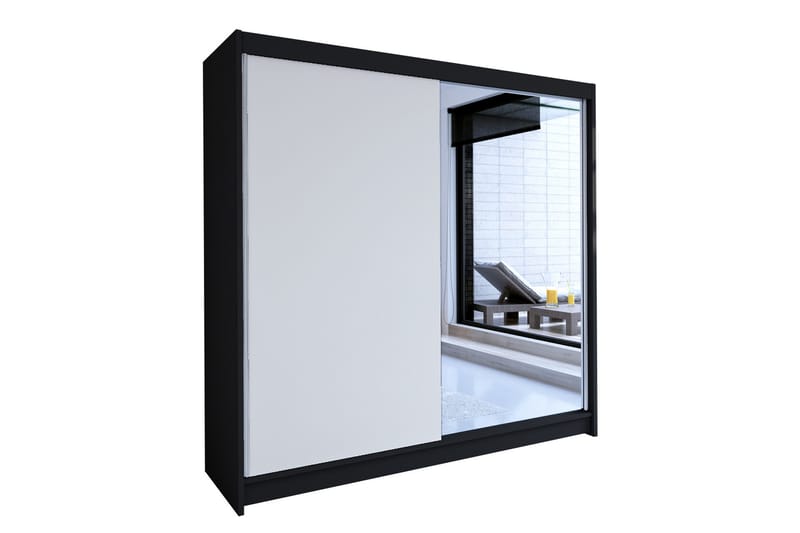 Talin garderobe 180x58x215 cm - Opbevaring - Tøjopbevaring - Garderobeskabe