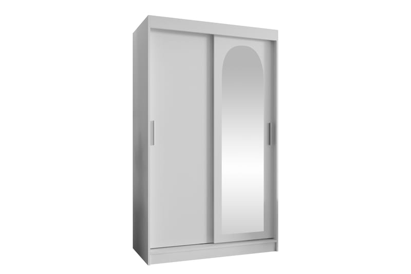 Tallmo Garderobe Med Spejl 120x200 cm - Opbevaring - Tøjopbevaring - Garderobeskabe
