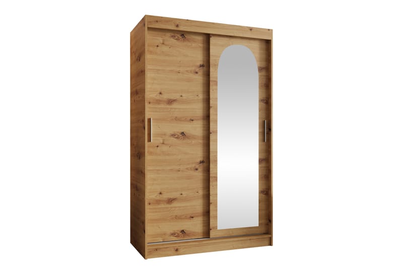 Tallmo Garderobe Med Spejl 120x200 cm - Opbevaring - Tøjopbevaring - Garderobeskabe