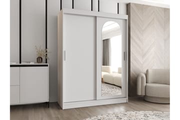 Tallmo Garderobe Med Spejl 150x200 cm - Opbevaring - Tøjopbevaring - Garderobeskabe