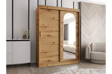 Tallmo Garderobe Med Spejl 150x200 cm - Opbevaring - Tøjopbevaring - Garderobeskabe