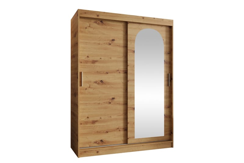 Tallmo Garderobe Med Spejl 150x200 cm - Opbevaring - Tøjopbevaring - Garderobeskabe
