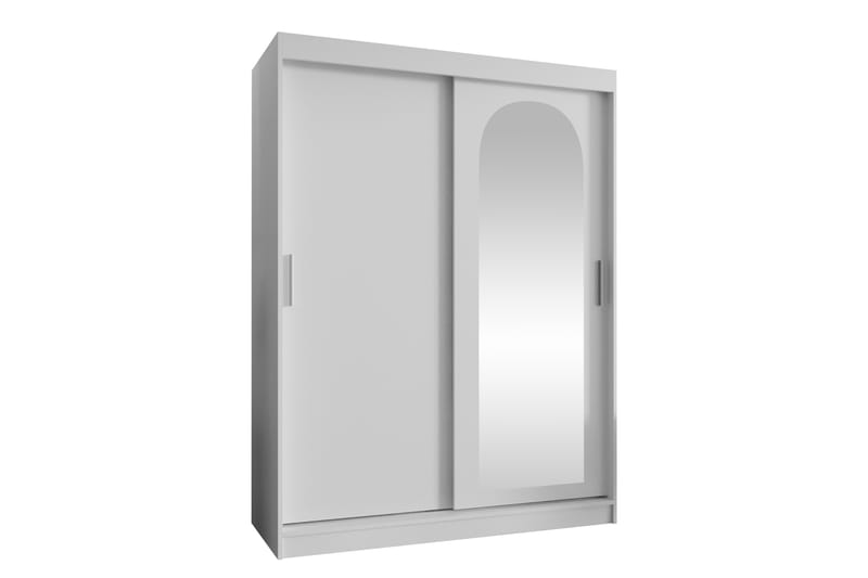 Tallmo Garderobe Med Spejl 150x200 cm - Opbevaring - Tøjopbevaring - Garderobeskabe