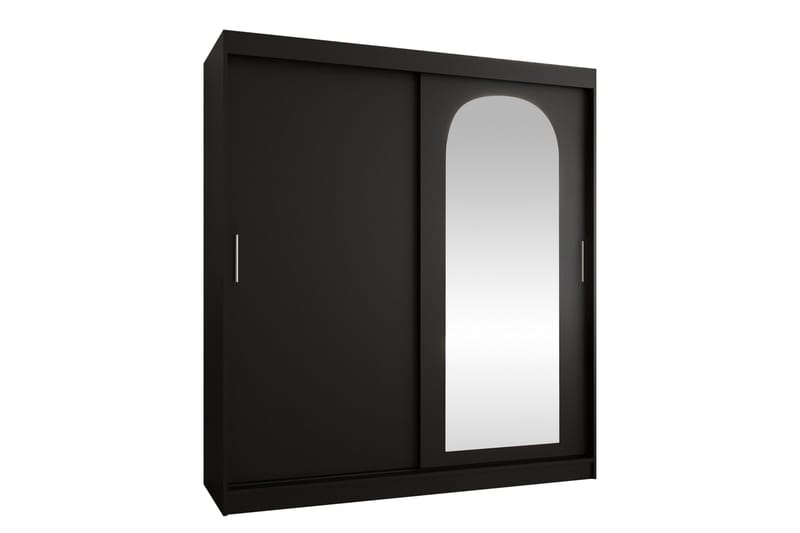 Tallmo Garderobe Med Spejl 180x200 cm - Opbevaring - Tøjopbevaring - Garderobeskabe