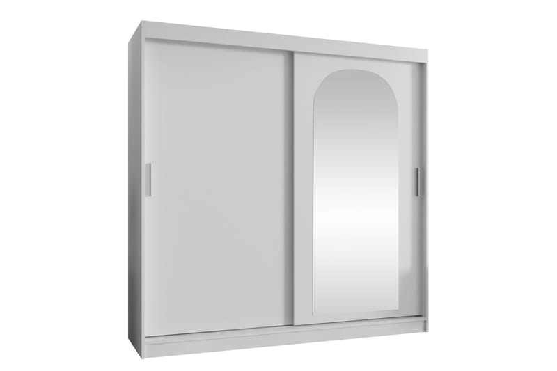 Tallmo Garderobe Med Spejl 200x200 cm - Opbevaring - Tøjopbevaring - Garderobeskabe