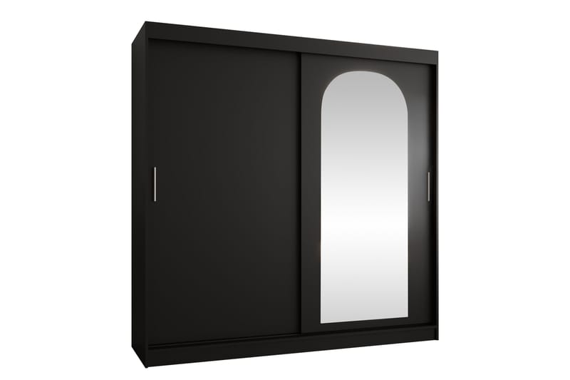 Tallmo Garderobe Med Spejl 200x200 cm - Opbevaring - Tøjopbevaring - Garderobeskabe