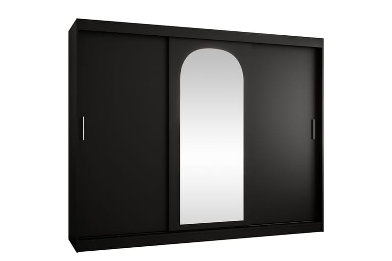 Tallmo Garderobe Med Spejl 250x200 cm - Opbevaring - Tøjopbevaring - Garderobeskabe