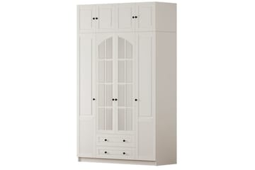 Talren Garderobe 140x210 cm - Mat Hvid - Opbevaring - Tøjopbevaring - Garderobeskabe