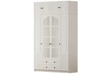 Talren Garderobe 140x240 cm - Mat Hvid - Opbevaring - Tøjopbevaring - Garderobeskabe