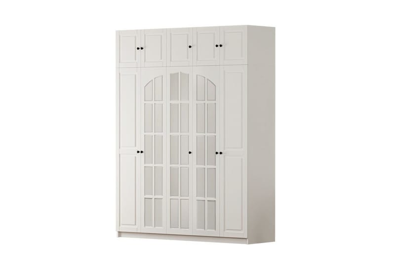 Talren Garderobe 175x210 cm, Mat Hvid