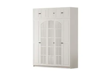 Talren Garderobe 175x210 cm - Mat Hvid - Opbevaring - Tøjopbevaring - Garderobeskabe - Garderobeskab & klædeskab