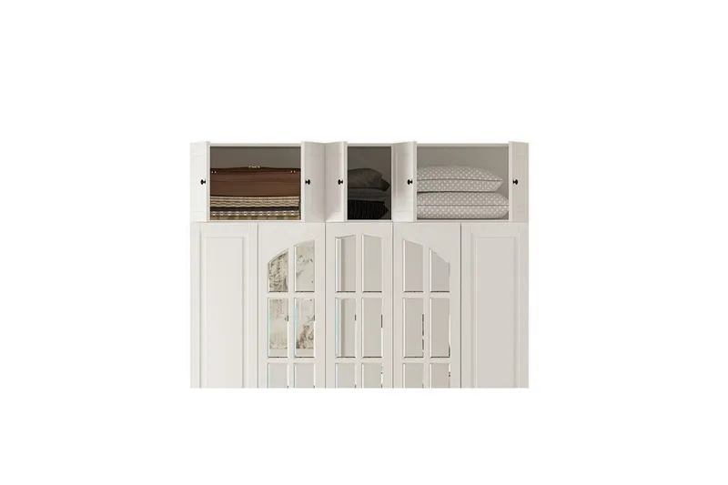 Talren Garderobe 175x210 cm - Mat Hvid - Opbevaring - Tøjopbevaring - Garderobeskabe - Garderobeskab & klædeskab