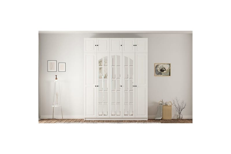 Talren Garderobe 175x240 cm - Mat Hvid - Opbevaring - Tøjopbevaring - Garderobeskabe - Garderobeskab & klædeskab