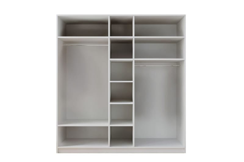 Talren Garderobe 175x240 cm - Mat Hvid - Opbevaring - Tøjopbevaring - Garderobeskabe - Garderobeskab & klædeskab