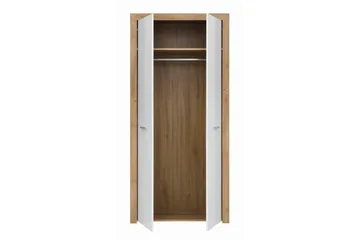 Tarka Garderobe - Træ/natur|Hvid - Opbevaring - Tøjopbevaring - Garderobeskabe