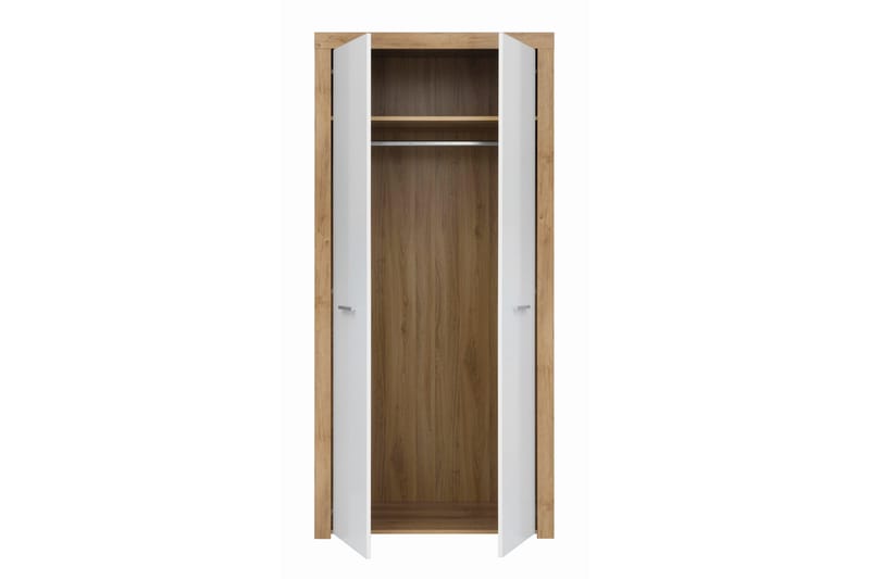 Tarka Garderobe - Træ/natur|Hvid - Opbevaring - Tøjopbevaring - Garderobeskabe