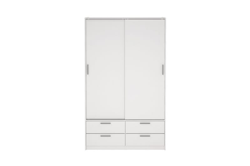 Tetsu Garderobe 121x200 cm - Hvid - Opbevaring - Tøjopbevaring - Garderobeskabe
