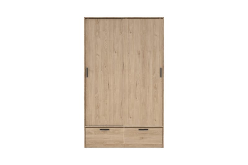 Tetsu Garderobe 121x200 cm - Natur - Opbevaring - Tøjopbevaring - Garderobeskabe