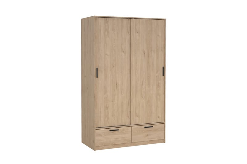 Tetsu Garderobe 121x200 cm - Natur - Opbevaring - Tøjopbevaring - Garderobeskabe
