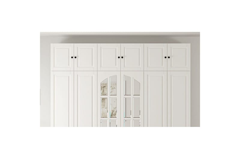 Teynor Garderobesskåp 210x210 cm - Mat Hvid - Opbevaring - Tøjopbevaring - Garderobeskabe - Garderobeskab & klædeskab