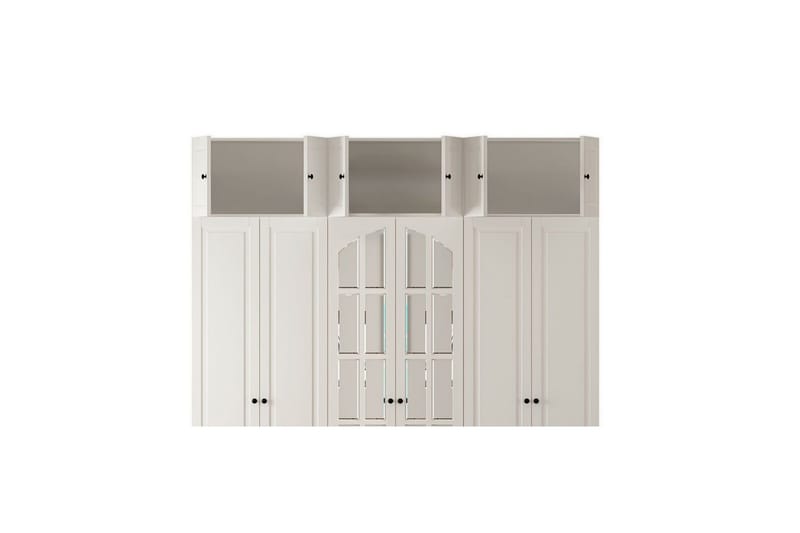 Teynor Garderobesskåp 210x210 cm - Mat Hvid - Opbevaring - Tøjopbevaring - Garderobeskabe - Garderobeskab & klædeskab