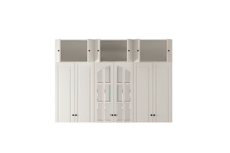 Teynor Garderobesskåp 210x210 cm - Mat Hvid - Opbevaring - Tøjopbevaring - Garderobeskabe - Garderobeskab & klædeskab