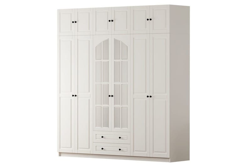 Teynor Garderobesskåp 210x240 cm, Mat Hvid