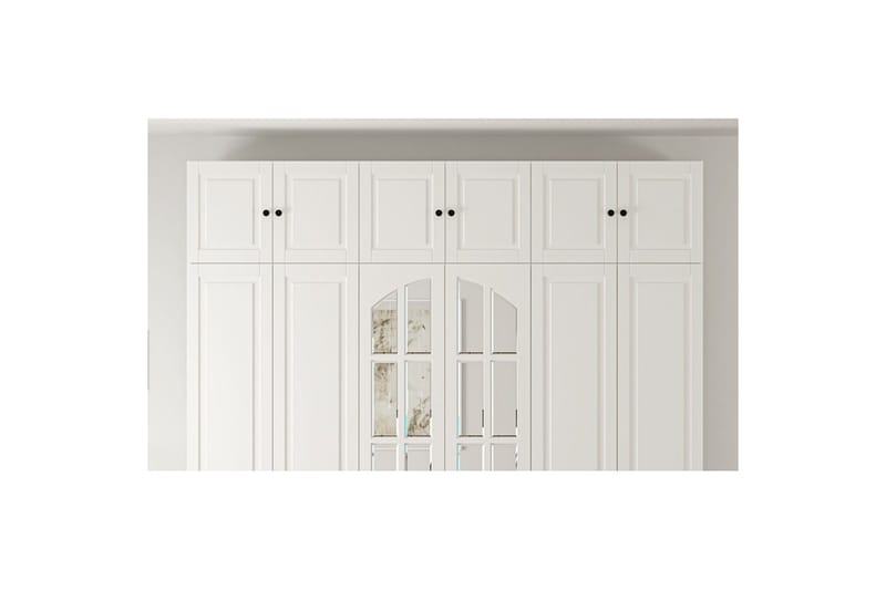 Teynor Garderobesskåp 210x240 cm - Mat Hvid - Opbevaring - Tøjopbevaring - Garderobeskabe - Garderobeskab & klædeskab