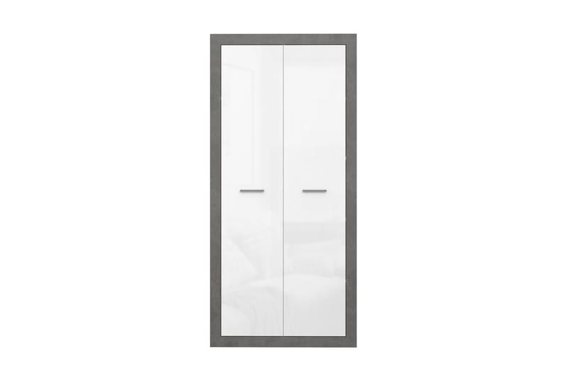 Tolovgrad Garderobe 54x92 cm - Grå/Hvid - Garderobeskabe - Garderobeskab & klædeskab