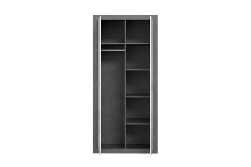 Tolovgrad Garderobe 54x92 cm - Grå/Hvid - Garderobeskabe - Garderobeskab & klædeskab