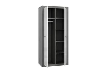 Tolovgrad Garderobe 54x92 cm - Grå/Hvid - Opbevaring - Tøjopbevaring - Garderobeskabe