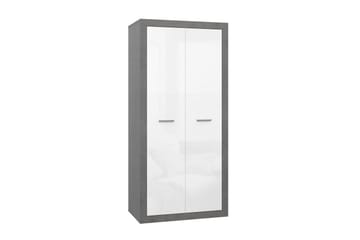 Tolovgrad Garderobe 54x92 cm - Grå/Hvid - Opbevaring - Tøjopbevaring - Garderobeskabe