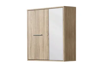 Turino vægskab 60x67 cm - Hvid - Hus & renovering - Køkken & bad - Badeværelse - Badeværelsesmøbler - Spejlskabe