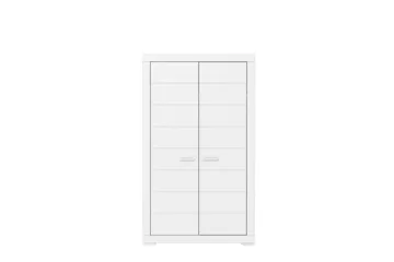 Uzayr garderobe 116x198 cm - Hvid - Opbevaring - Tøjopbevaring - Garderobeskabe