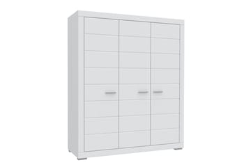 Uzayr garderobe 166x198 cm - Hvid - Opbevaring - Tøjopbevaring - Garderobeskabe