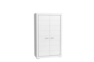 Uzayr Garderobeskab 116x198 cm i Træ - Hvid - Opbevaring - Tøjopbevaring - Garderobeskabe