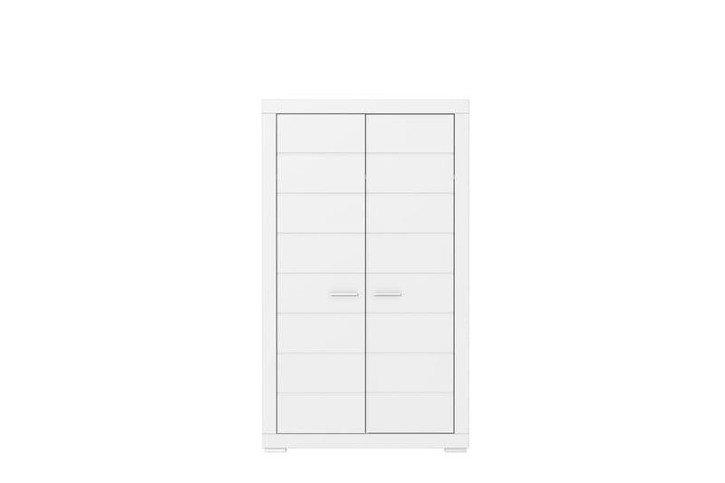 Uzayr Garderobeskab 116x198 cm i Træ - Hvid - Opbevaring - Tøjopbevaring - Garderobeskabe