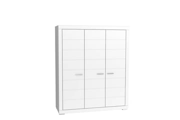 Uzayr Garderobeskab 166x198 cm i Træ - Hvid - Opbevaring - Tøjopbevaring - Garderobeskabe