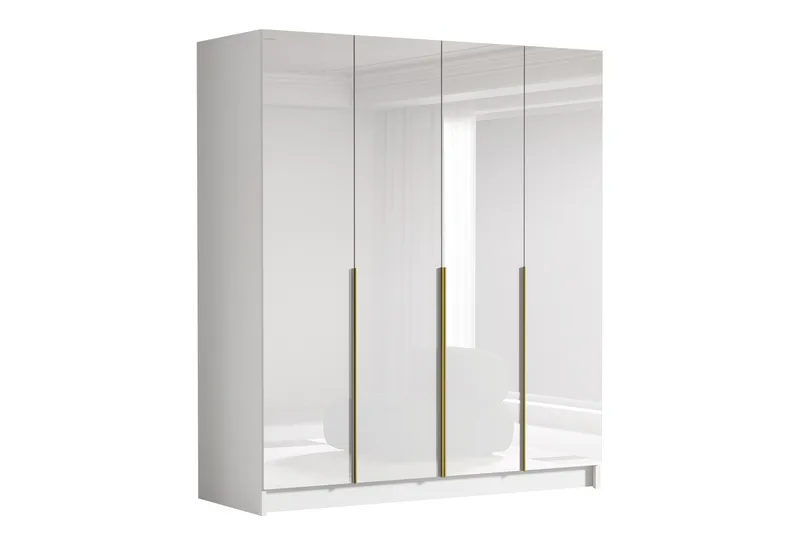 Vadstena Garderobeskab 200x215 cm, Hvid