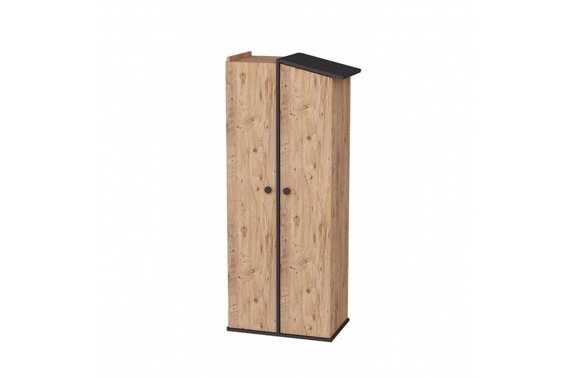 Valerin Garderobe 72x179,8 cm, Brun/Antracit