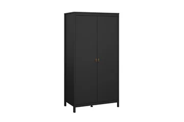 Vallvidera Garderobe 102,3x199 cm - Sort - Opbevaring - Tøjopbevaring - Garderobeskabe