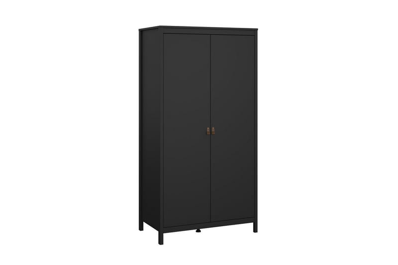 Vallvidera Garderobe 102,3x199 cm - Sort - Opbevaring - Tøjopbevaring - Garderobeskabe