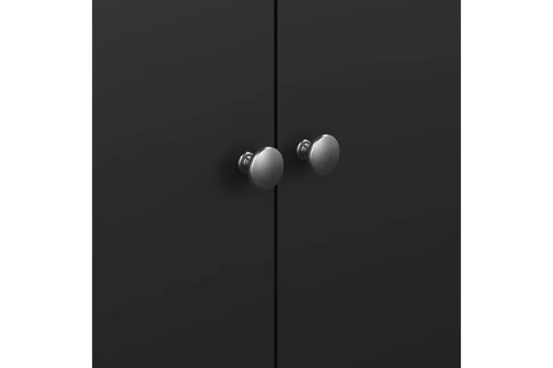 Vallvidera Garderobe 102,3x199 cm - Sort - Opbevaring - Tøjopbevaring - Garderobeskabe