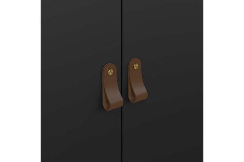 Vallvidera Garderobe 102,3x199 cm - Sort - Opbevaring - Tøjopbevaring - Garderobeskabe