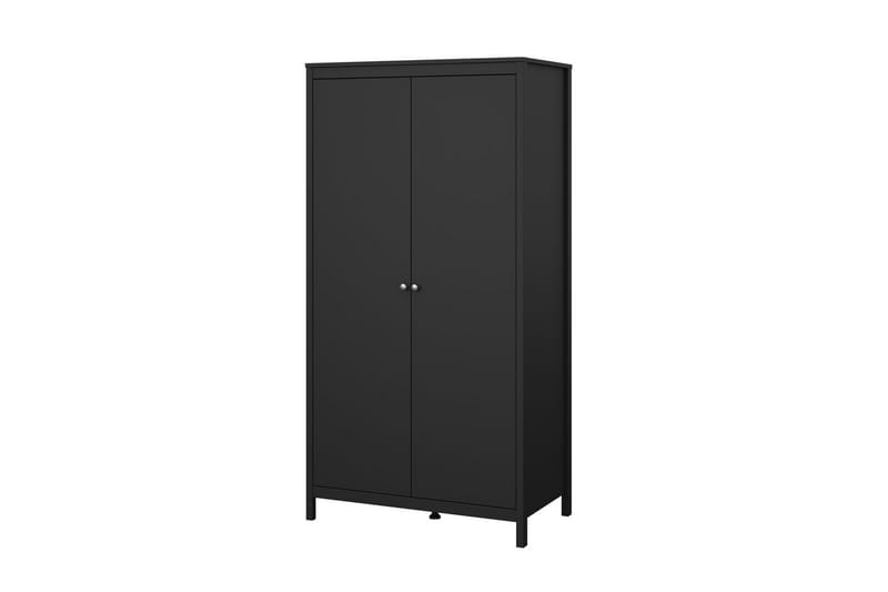 Vallvidera Garderobe 102,3x199 cm - Sort - Opbevaring - Tøjopbevaring - Garderobeskabe