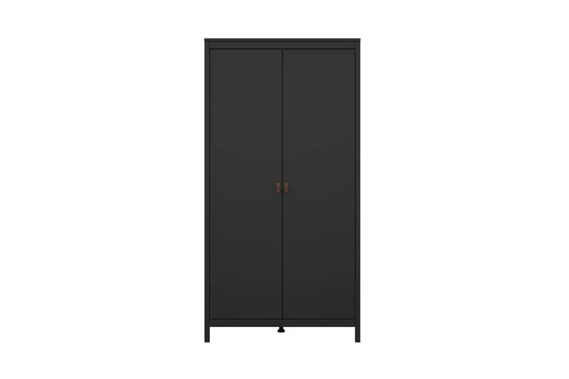 Vallvidera Garderobe 102,3x199 cm - Sort - Opbevaring - Tøjopbevaring - Garderobeskabe