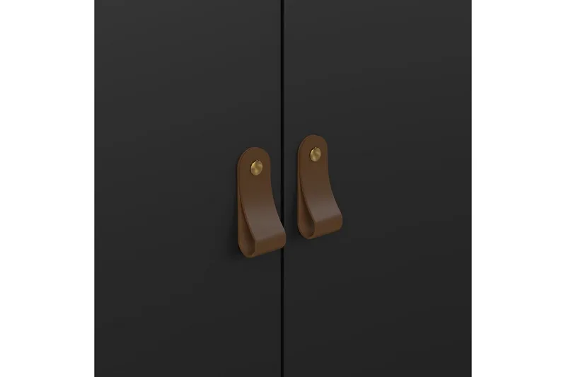 Vallvidera Garderobe 102,3x199 cm - Sort - Opbevaring - Tøjopbevaring - Garderobeskabe