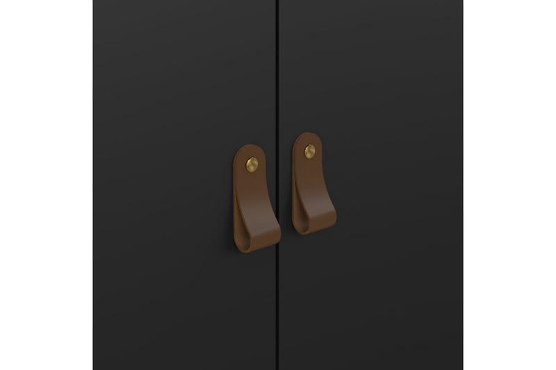 Vallvidera Garderobe 102,3x199 cm - Sort - Opbevaring - Tøjopbevaring - Garderobeskabe